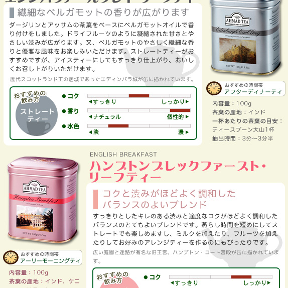 AHMAD紅茶 最高級シリーズ　キャッスルコレクション