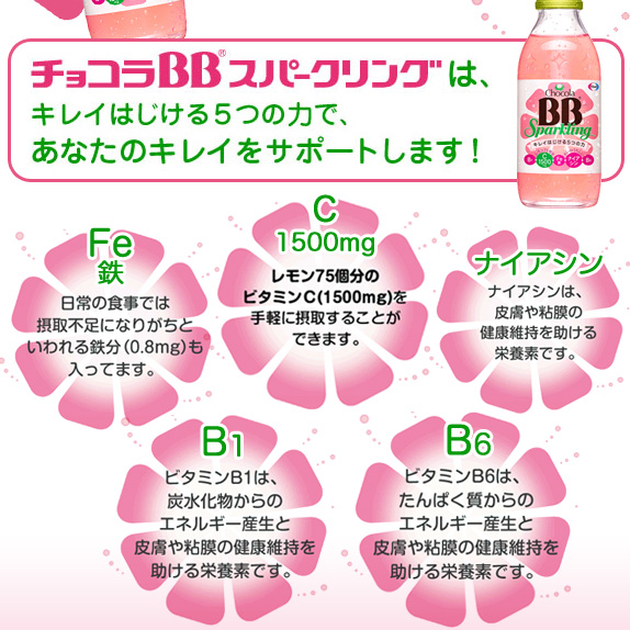 チョコラBBスパークリング　6本×2セット
